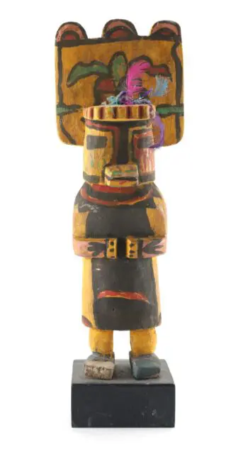 Shalako kachina – Hopi – 33 cm – collectie Ben Spangberg – detailfoto