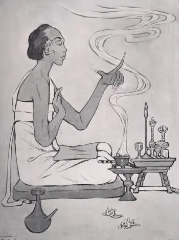 Mudras – rituele handhoudingen Bali (Tyra de Kleen, 1924) – detailfoto