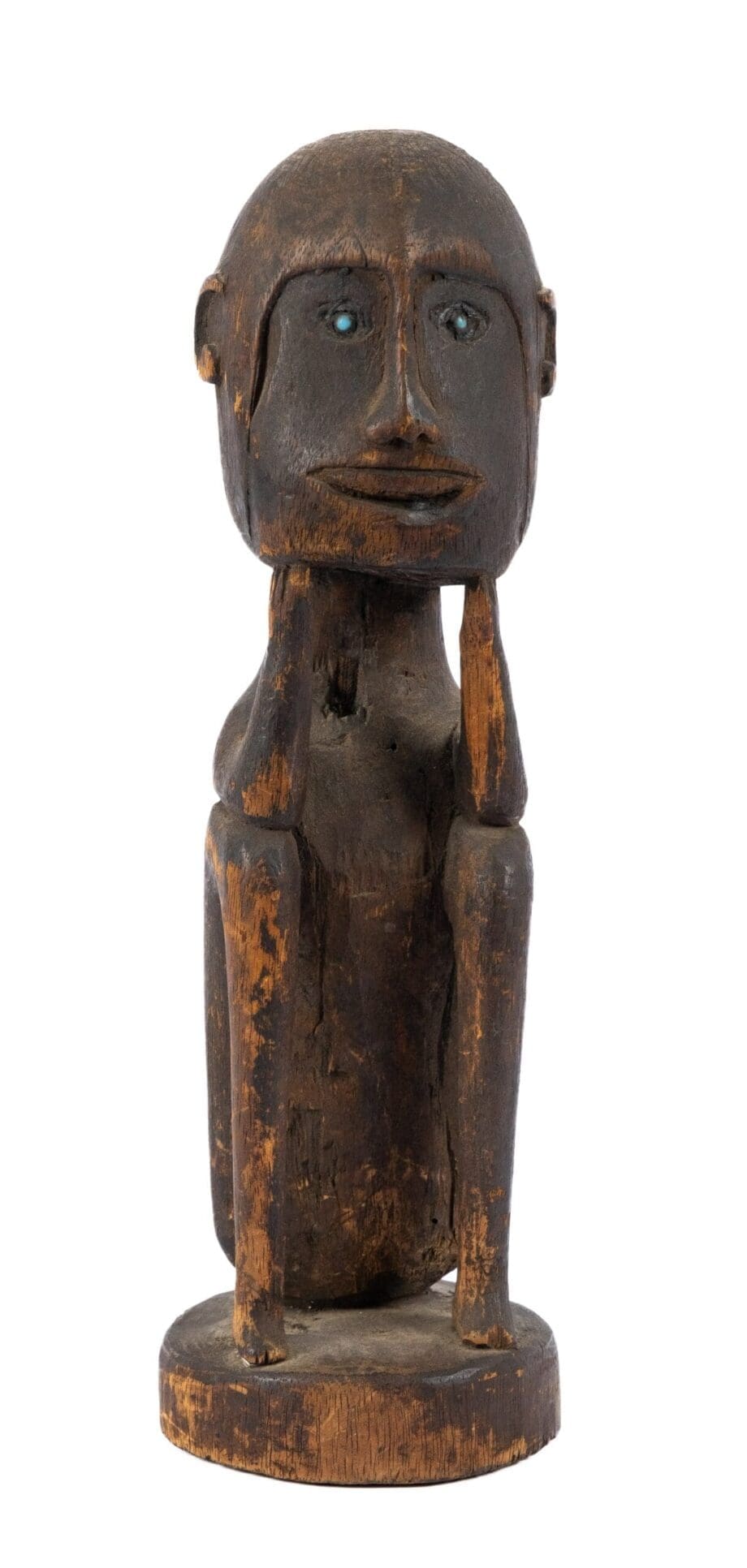 Authentic Korwar Image from the – Geelvink Bay With Excellent Provenance (27 cm) – Indonesian Papoea Vergulde Kat