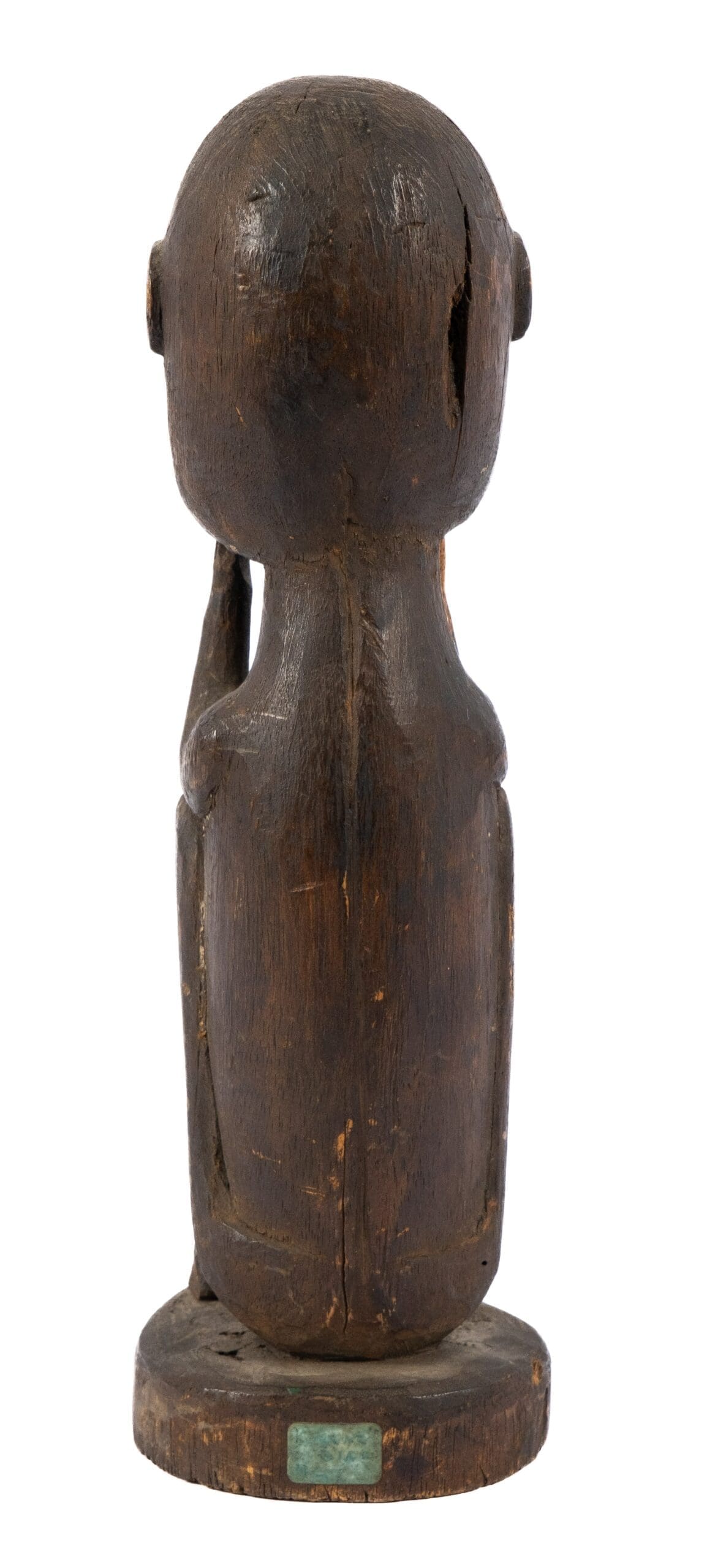 Authentic Korwar Image from the – Geelvink Bay With Excellent Provenance (27 cm) - Indonesian Papoea – close-up photo