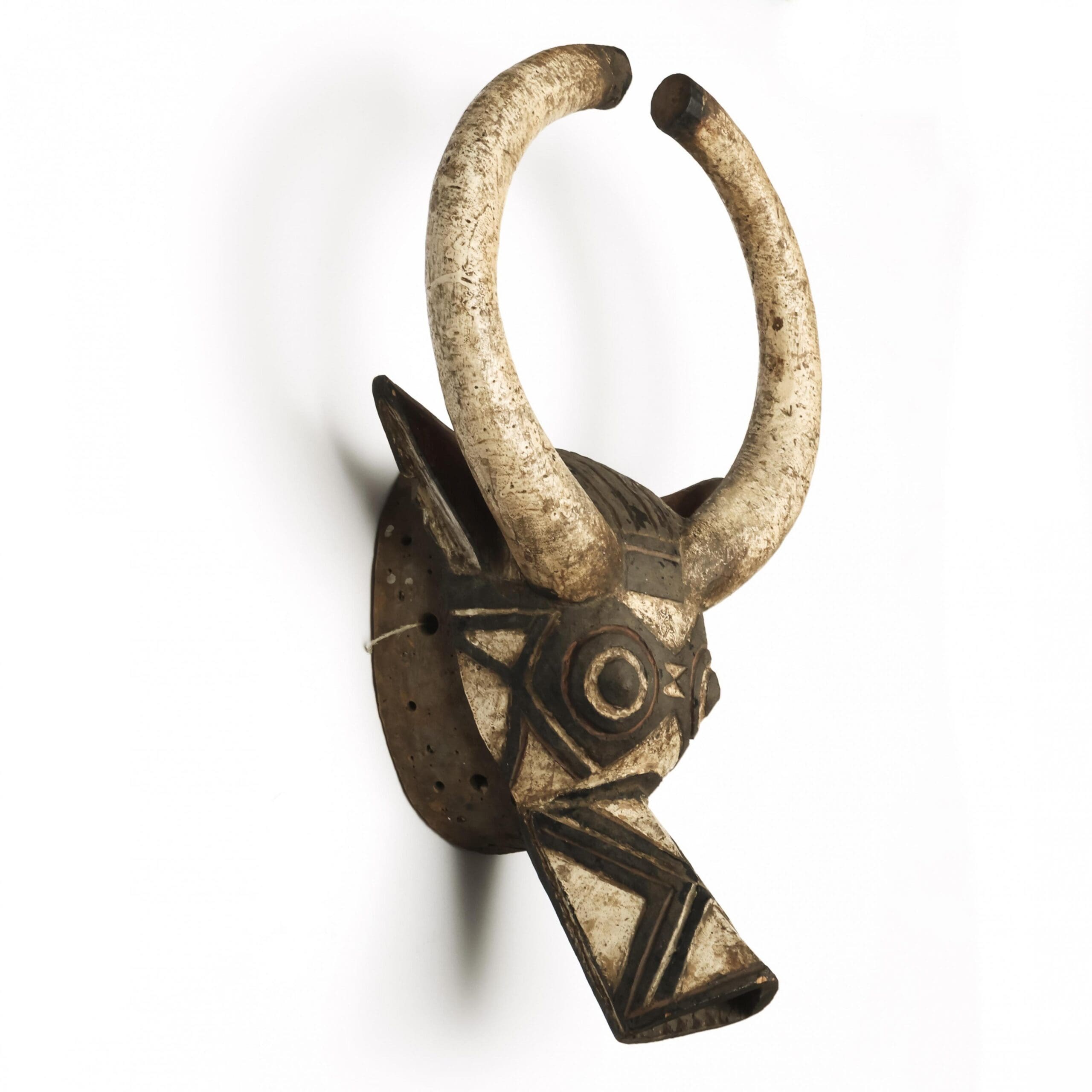 Gurunsi antelope mask - Burkina Faso - tribal art - detail photo