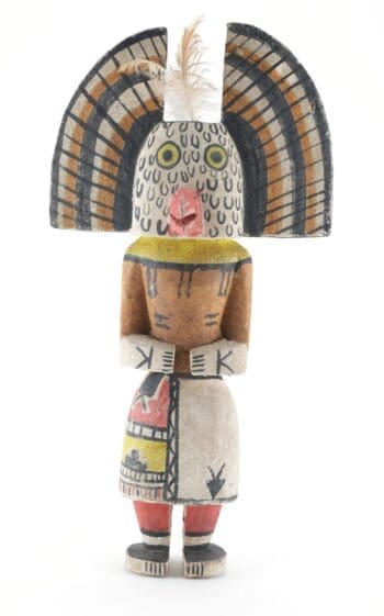Hopi Owl kachina (Mongwu) - Arizona, United States - detailed photo