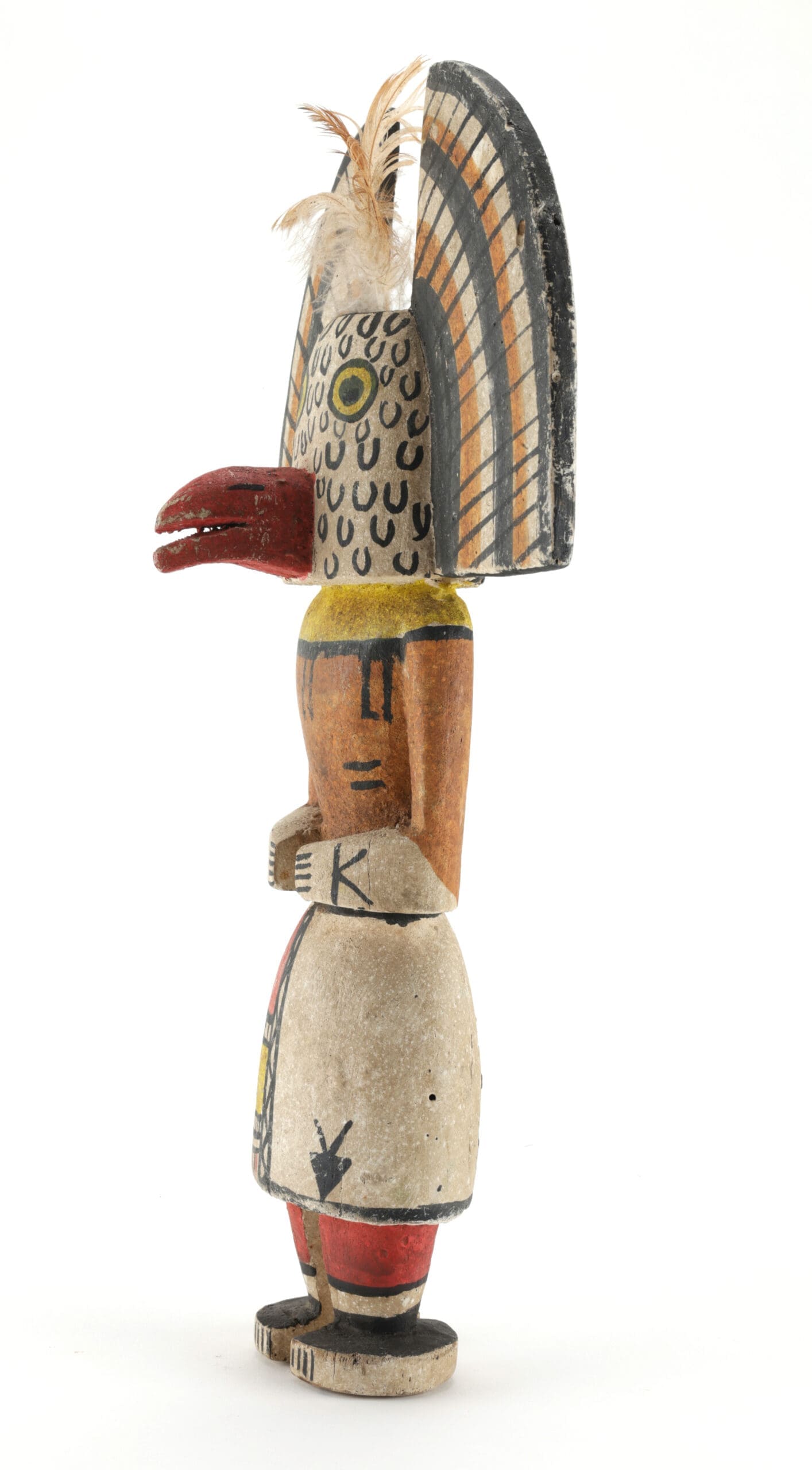 Hopi Owl kachina (Mongwu) - Arizona, United States - detailed photo