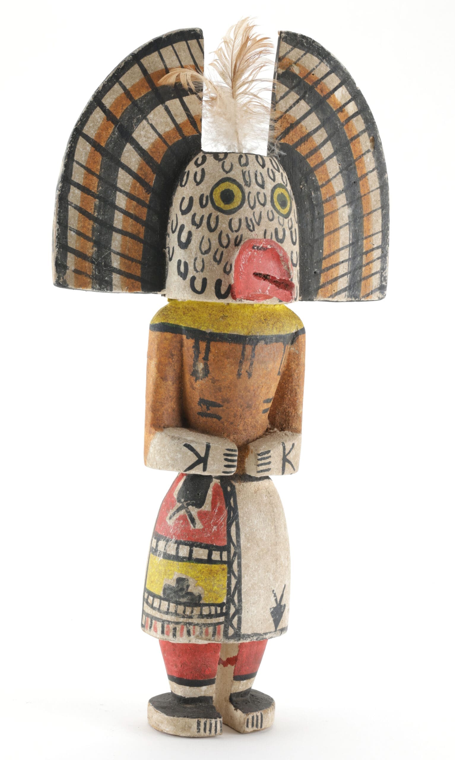 Hopi Owl kachina (Mongwu) - Arizona, United States - detailed photo