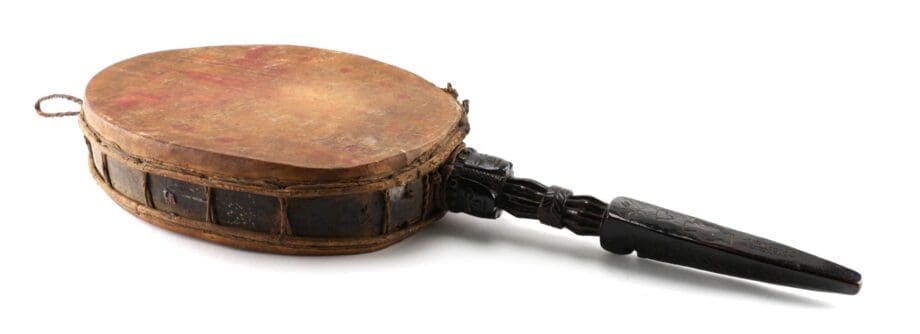 Dhyangro rituele drum – West-Nepal (Magar) – Vergulde Kat