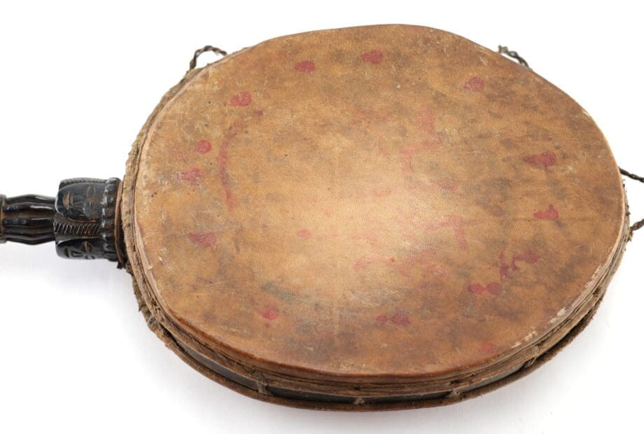Dhyangro rituele drum – West-Nepal (Magar) – Vergulde Kat