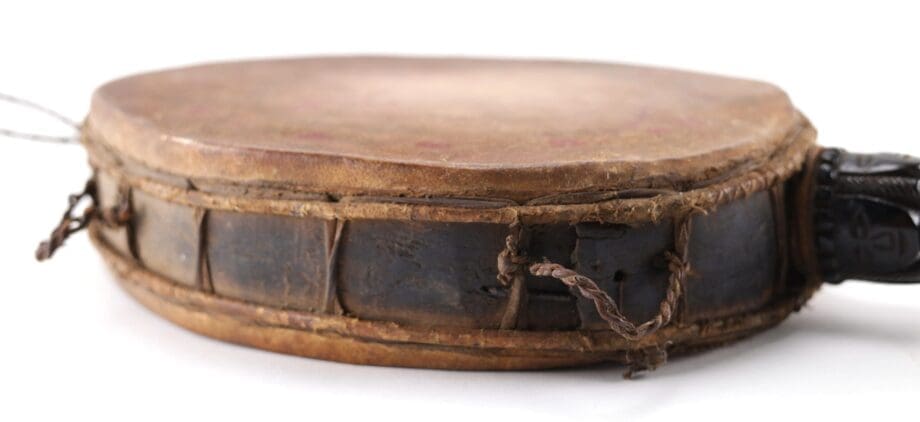 Dhyangro rituele drum – West-Nepal (Magar) – Vergulde Kat