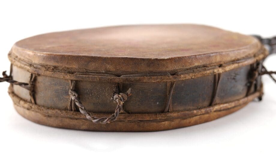 Dhyangro rituele drum – West-Nepal (Magar) – Vergulde Kat