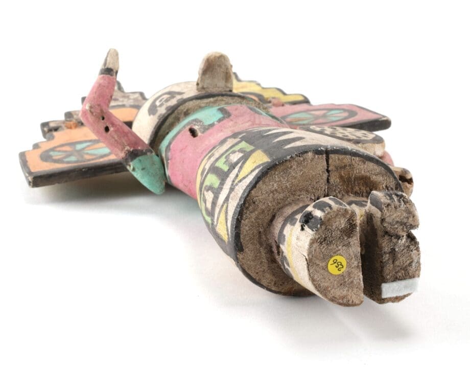 Kachina Hopi Sio Salako Mana avec tambour – Arizona, États-Unis – Vergulde Kat