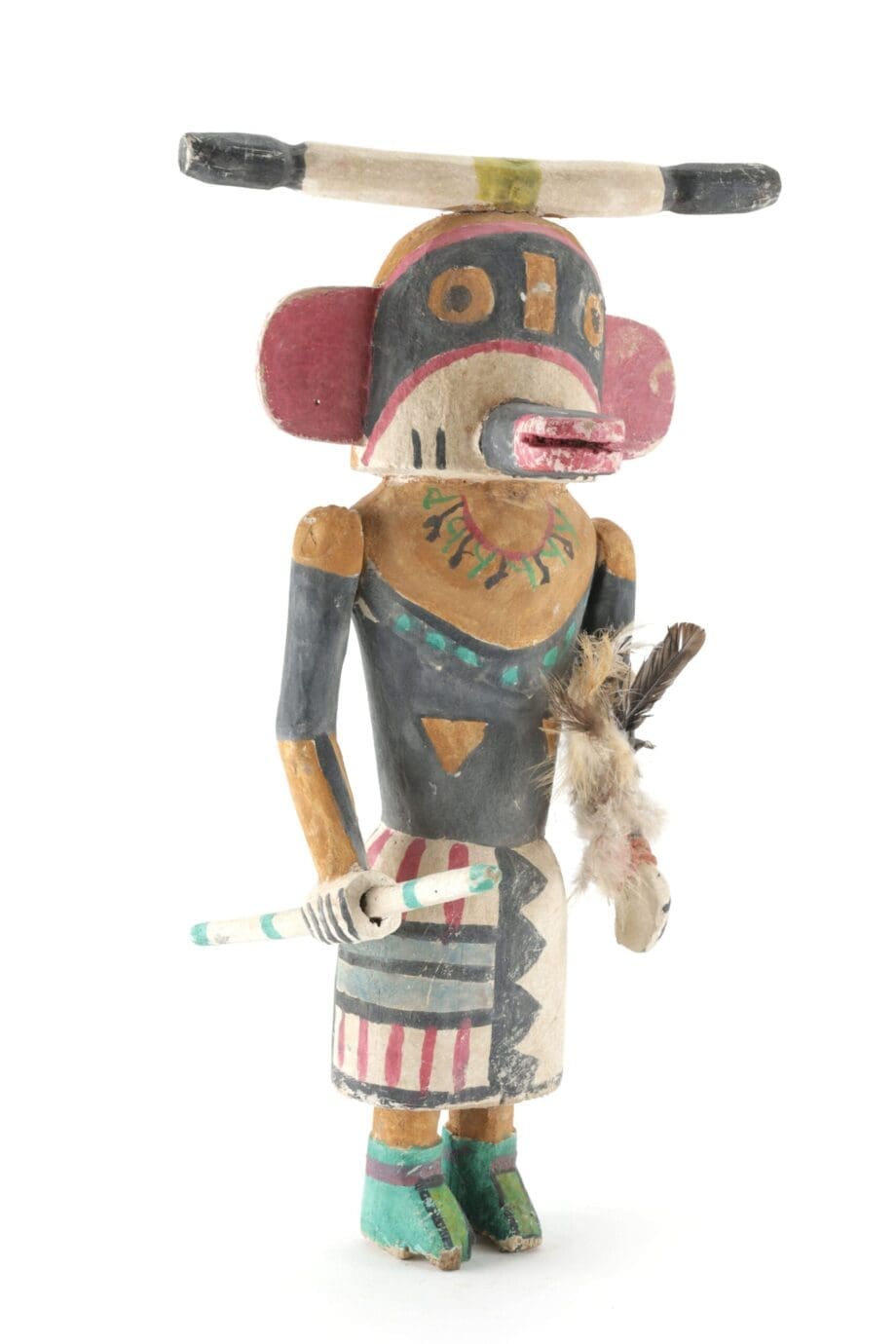 Hopi Sio Salako Mana kachina – Arizona – Verenigde Staten – Vergulde Kat