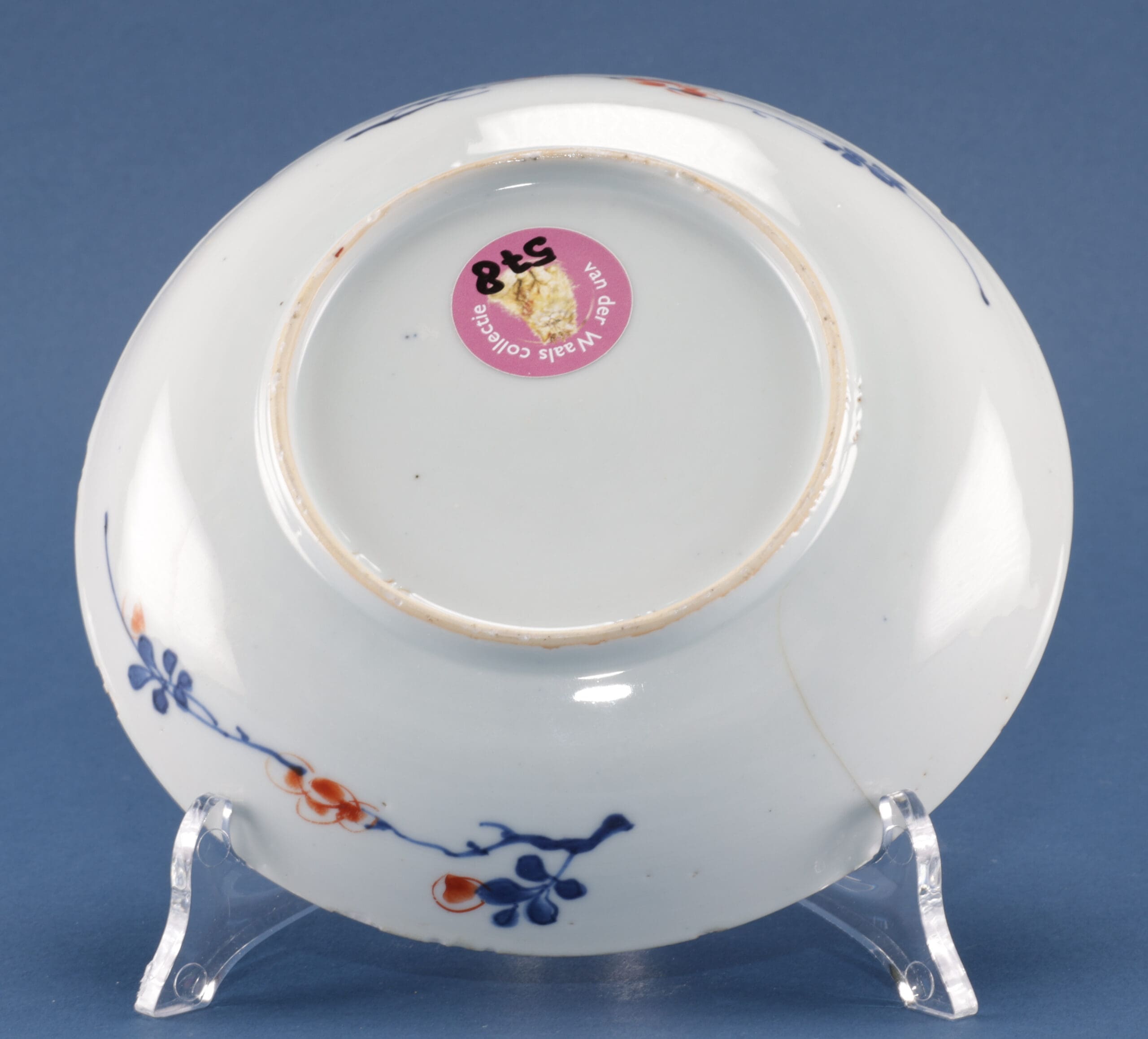 Chinese Imari porcelain plate - 18th century - Dr J.E. van der Meulen Collection - detail photo