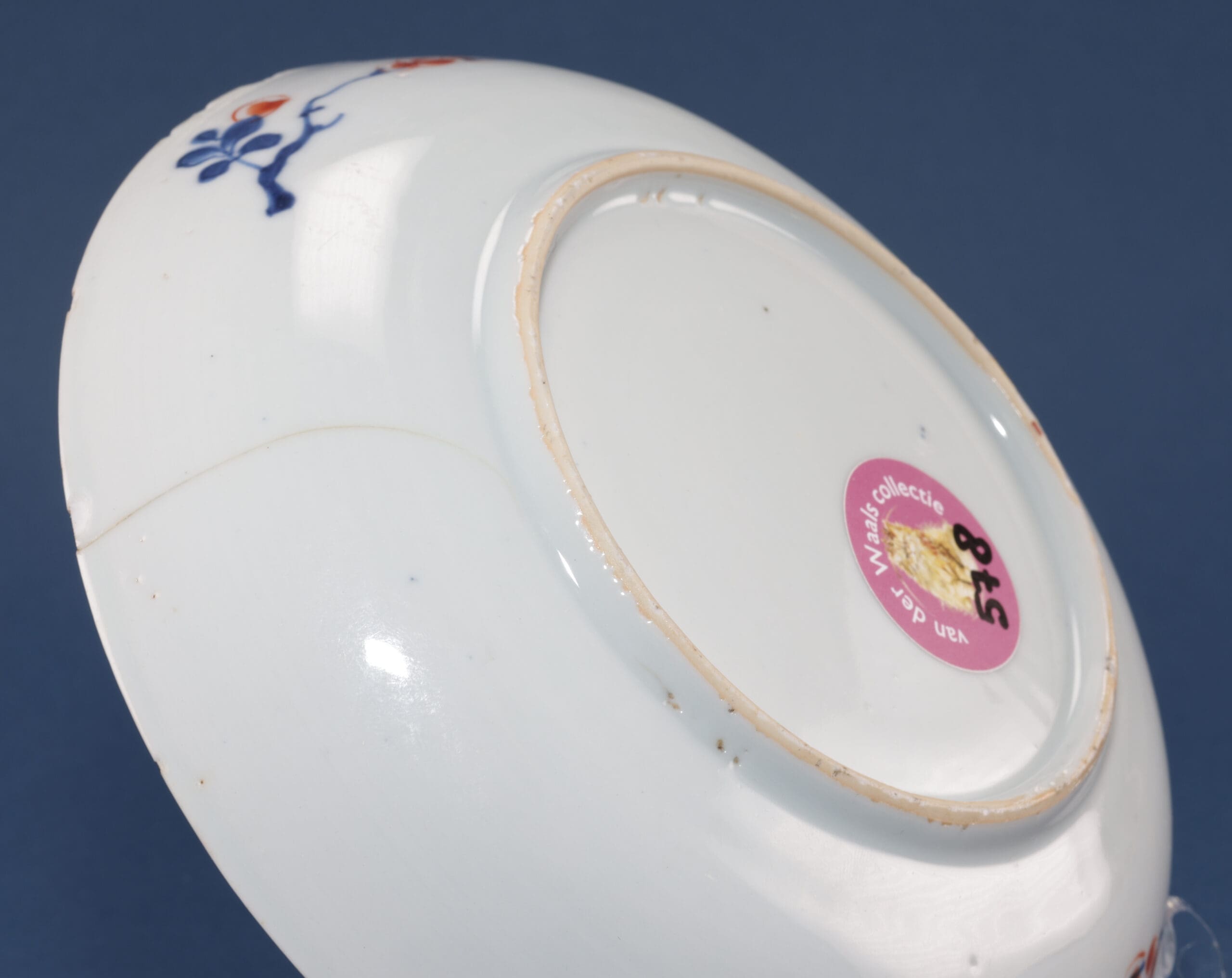 Chinese Imari porcelain plate - 18th century - Dr J.E. van der Meulen Collection - detail photo