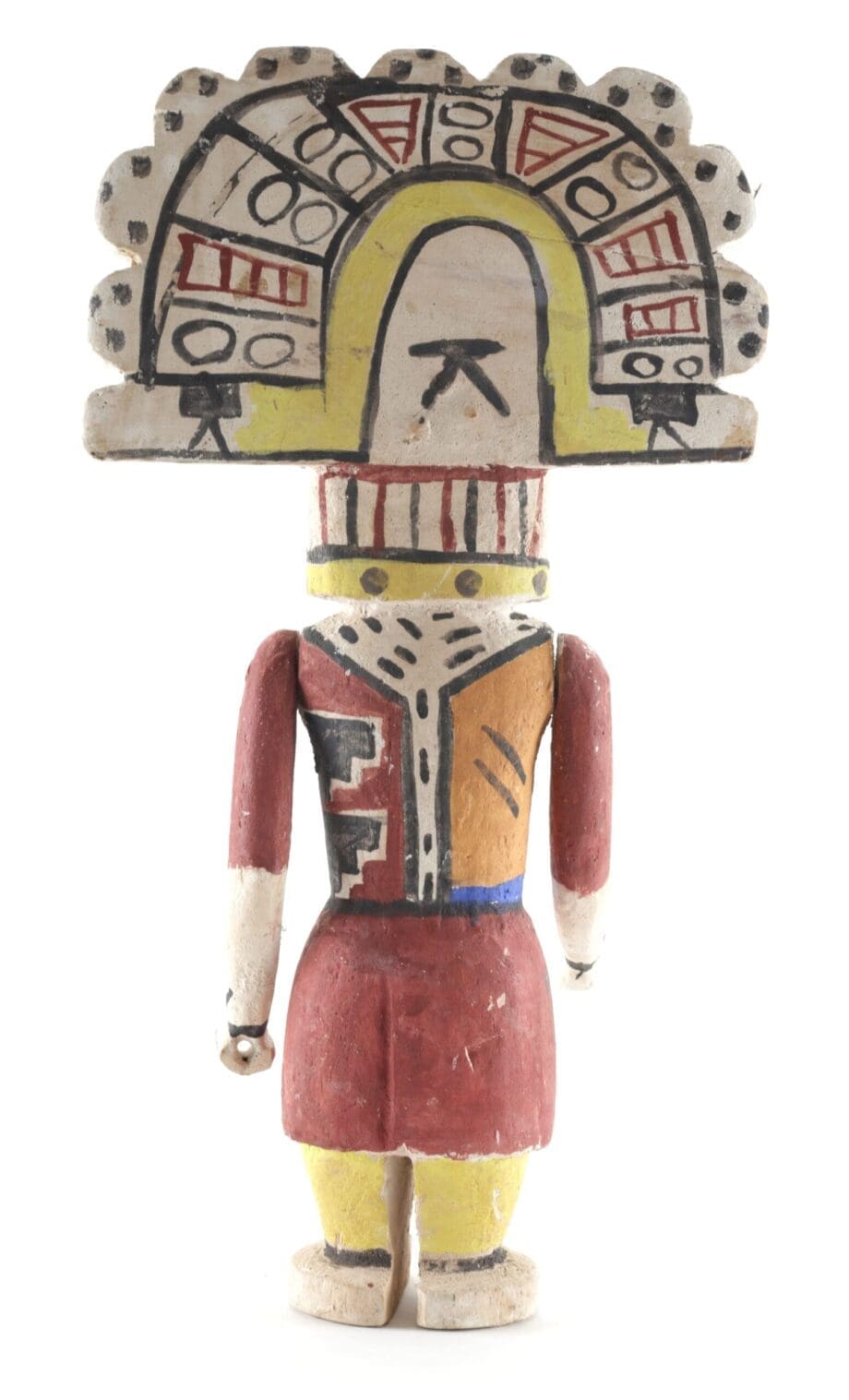 Hopi Hemis kachina met waaier-hoofdtooi – Arizona, Verenigde Staten – Vergulde Kat