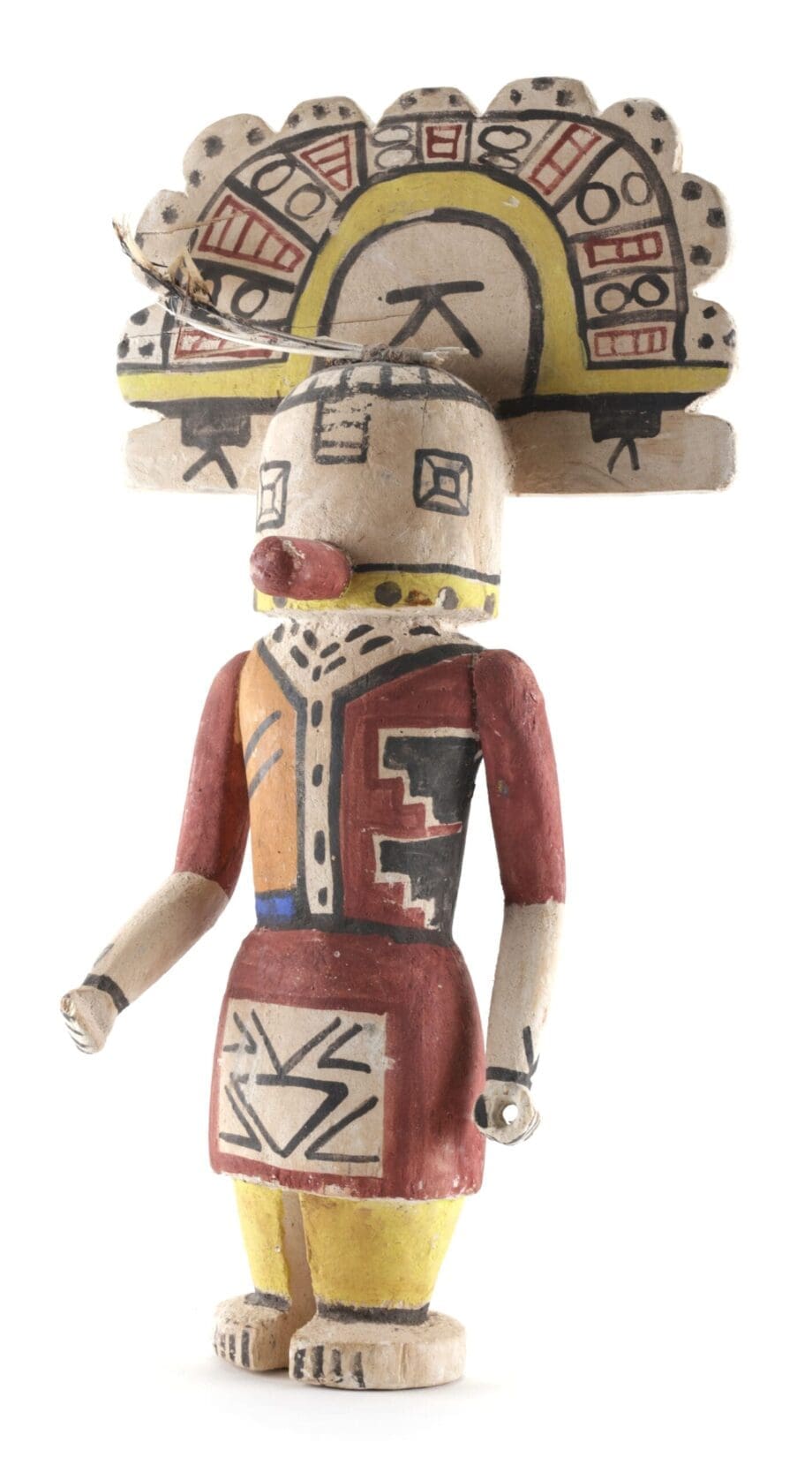 Hopi Hemis kachina met waaier-hoofdtooi – Arizona, Verenigde Staten – Vergulde Kat