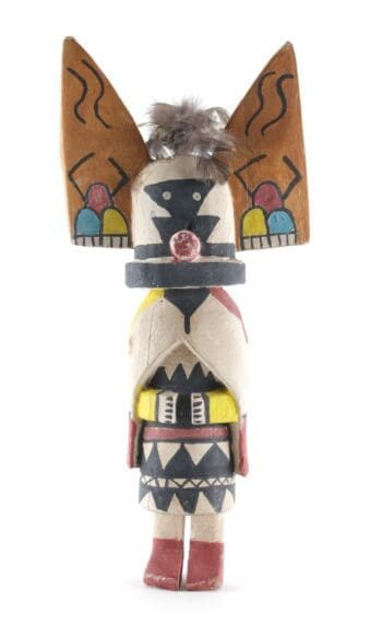 Hopi Butterfly Maiden kachina - 39 cm - Pueblo art - detail photo