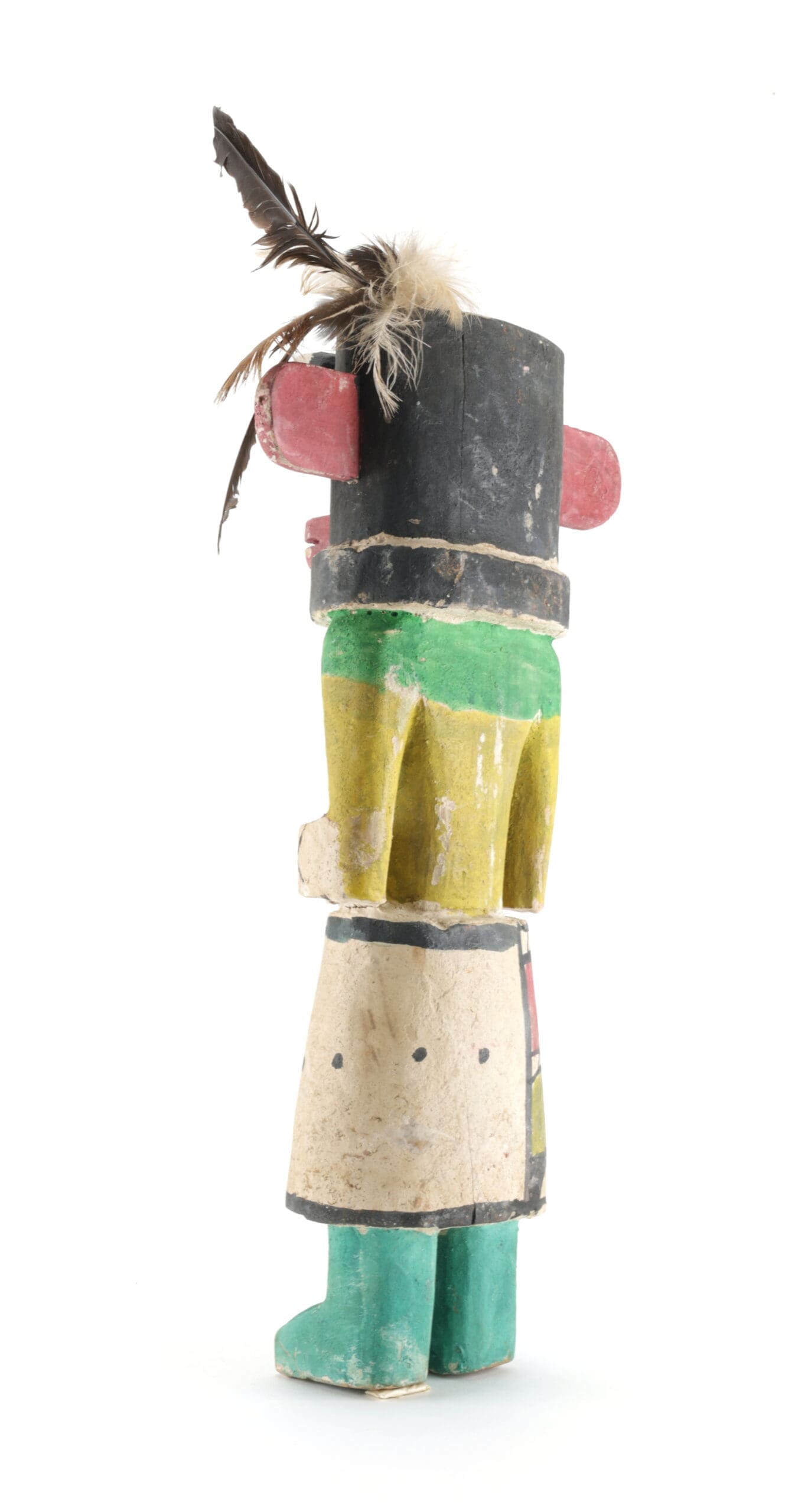 Ancient Hopi Night Katsina (Nata-aska) kachina - Arizona - detail photo