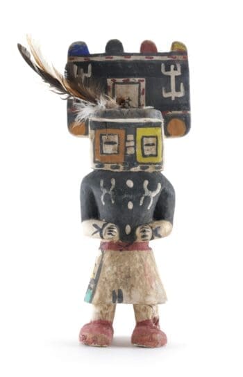 Hopi Hemis kachina - Arizona - 31 cm - Collection Fred Smit - detail photo