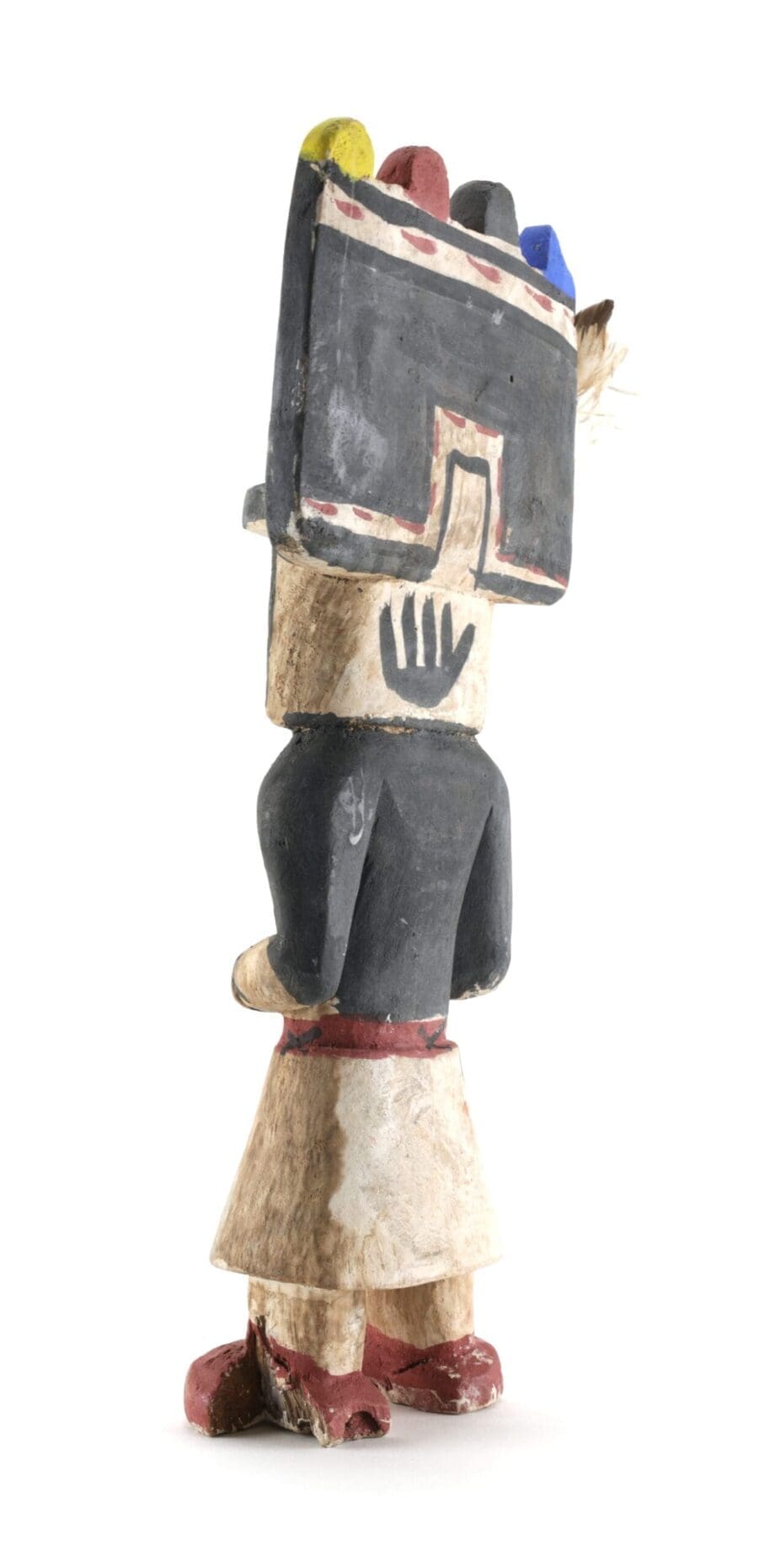 Kachina Hopi Hemis – Arizona – 31 cm – Collection Fred Smit – Vergulde Kat