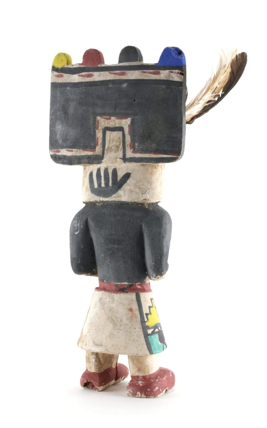 Kachina Hopi Hemis – Arizona – 31 cm – Collection Fred Smit – Vergulde Kat