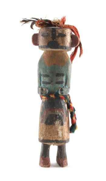Traditional Hopi Longhair kachina - Arizona, United States - detail photo