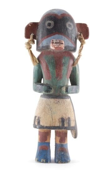 Hopi Crow Mother kachina (Angwusnasomtaka) - Arizona - detail photo