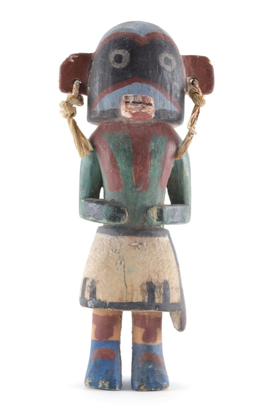 Hopi Crow Mother kachina (Angwusnasomtaka) – Arizona – Vergulde Kat