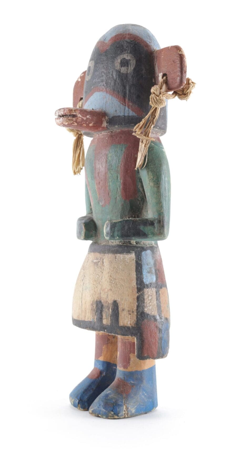 Hopi Crow Mother kachina (Angwusnasomtaka) – Arizona – Vergulde Kat