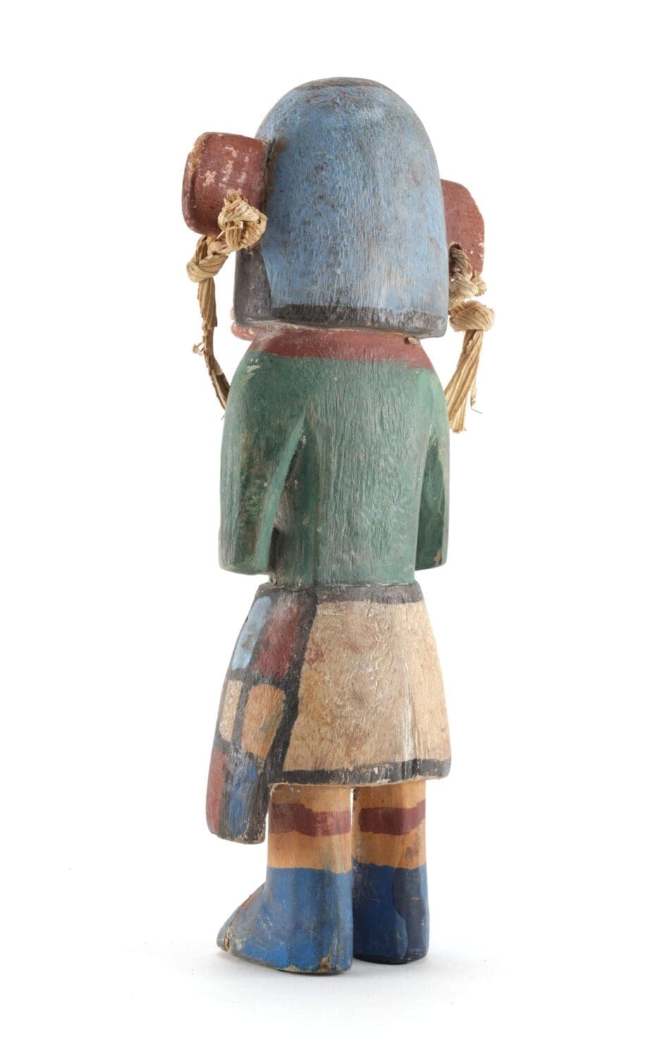 Hopi Crow Mother kachina (Angwusnasomtaka) – Arizona – Vergulde Kat