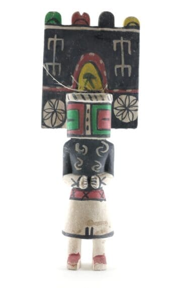 Hopi Sio Salako Mana kachina - 44 cm - Pueblo art - detail photo