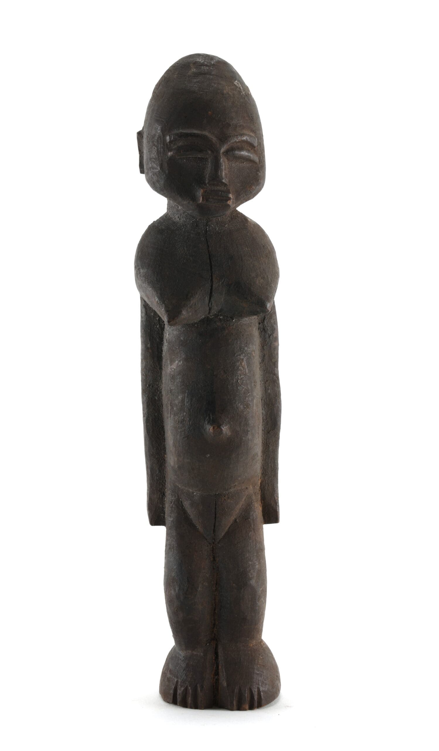 Lobi statue of a woman - Burkina Faso - detail photo