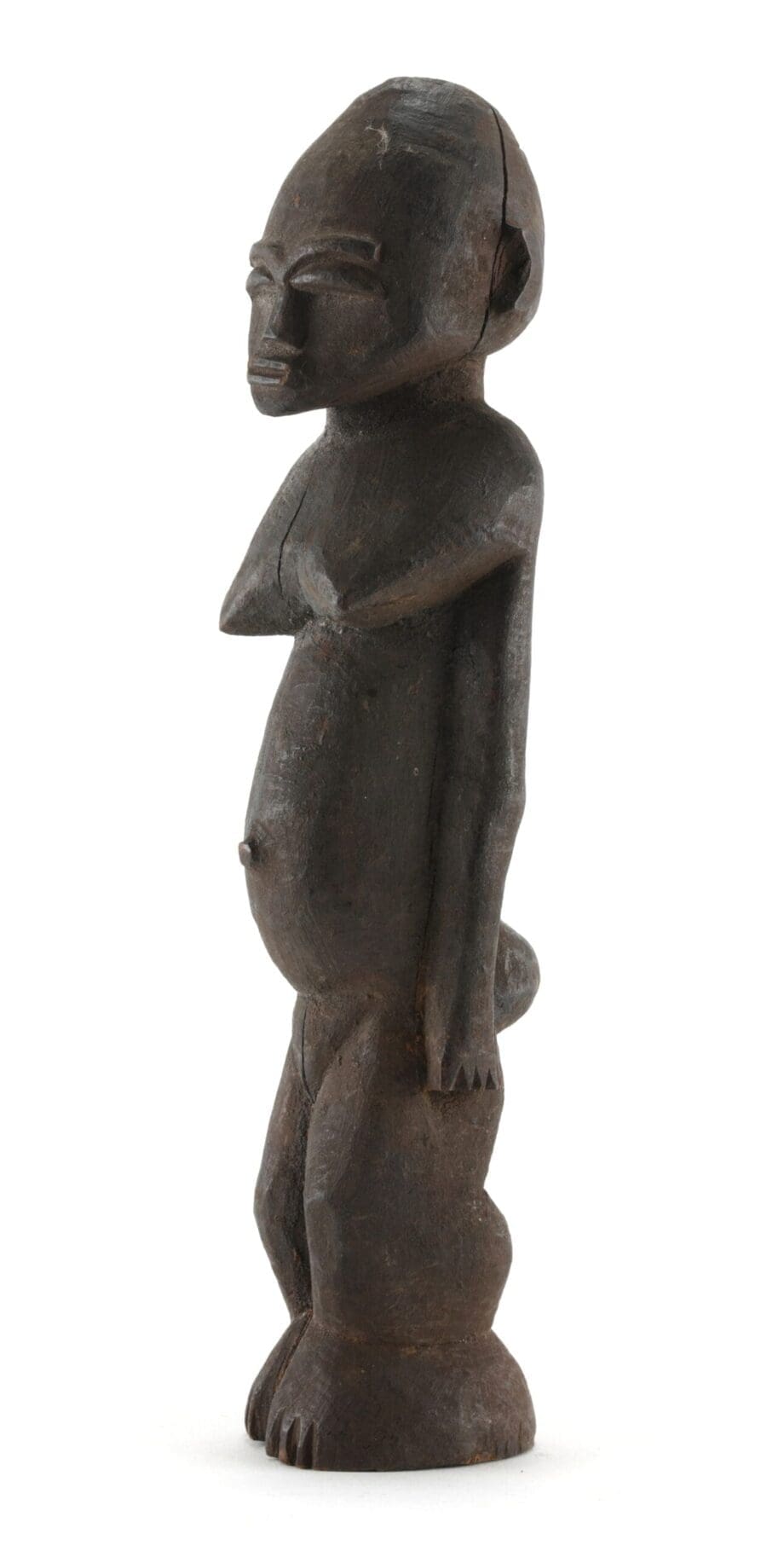 Lobi statue of a woman - Burkina Faso - Vergulde Kat