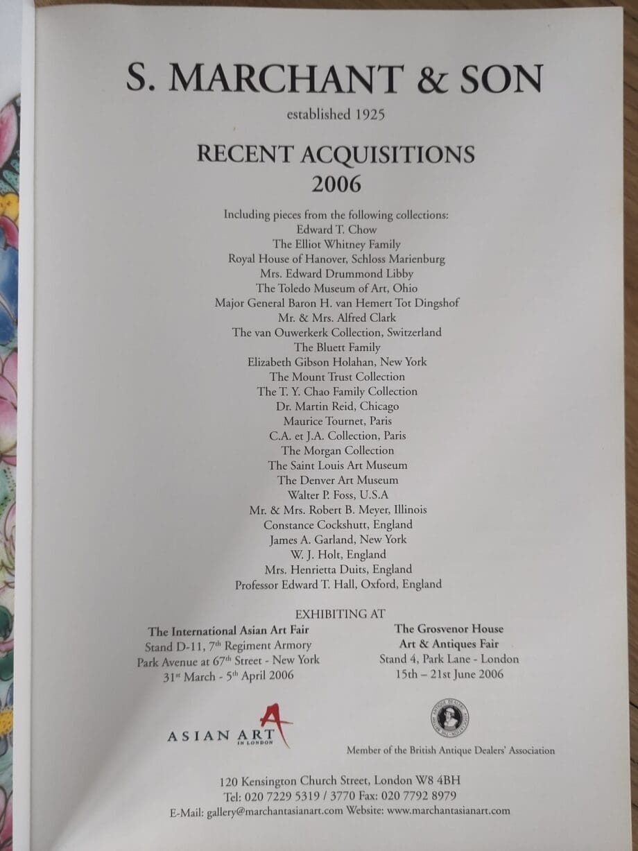 S. Marchant & Son - Recent Acquisitions 2006 (catalogue) - Vergulde Kat