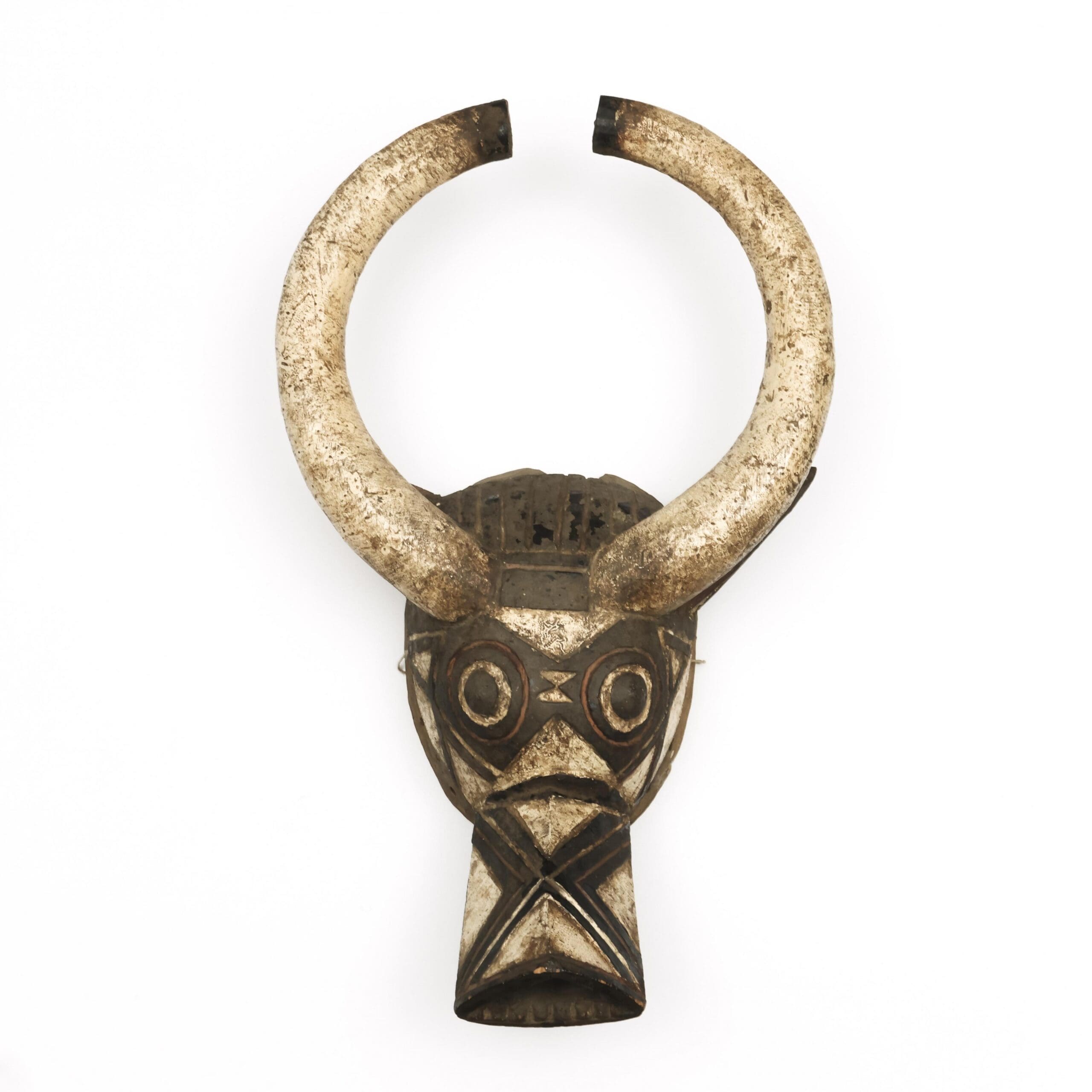 Gurunsi antelope mask - Burkina Faso - tribal art - detail photo