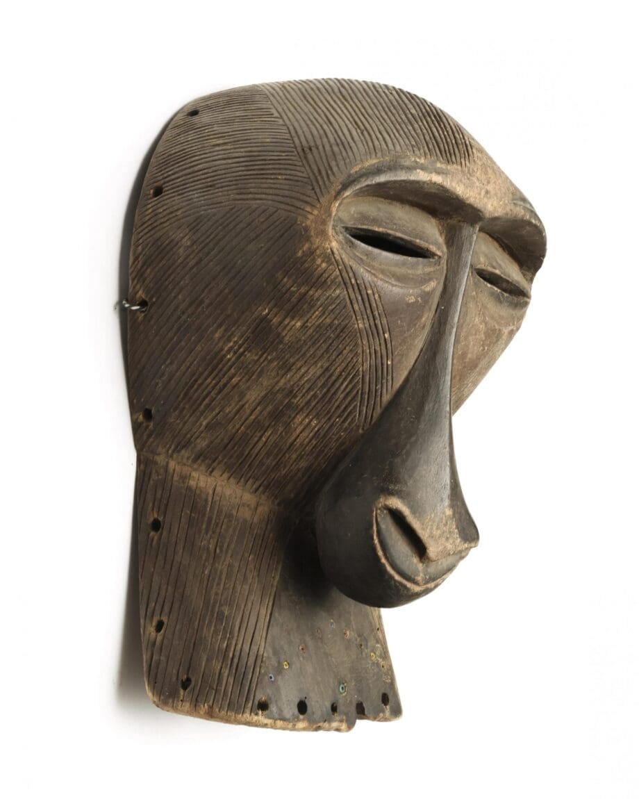 Masque Luba-Hemba représentant un singe – Congo – art tribal – Vergulde Kat