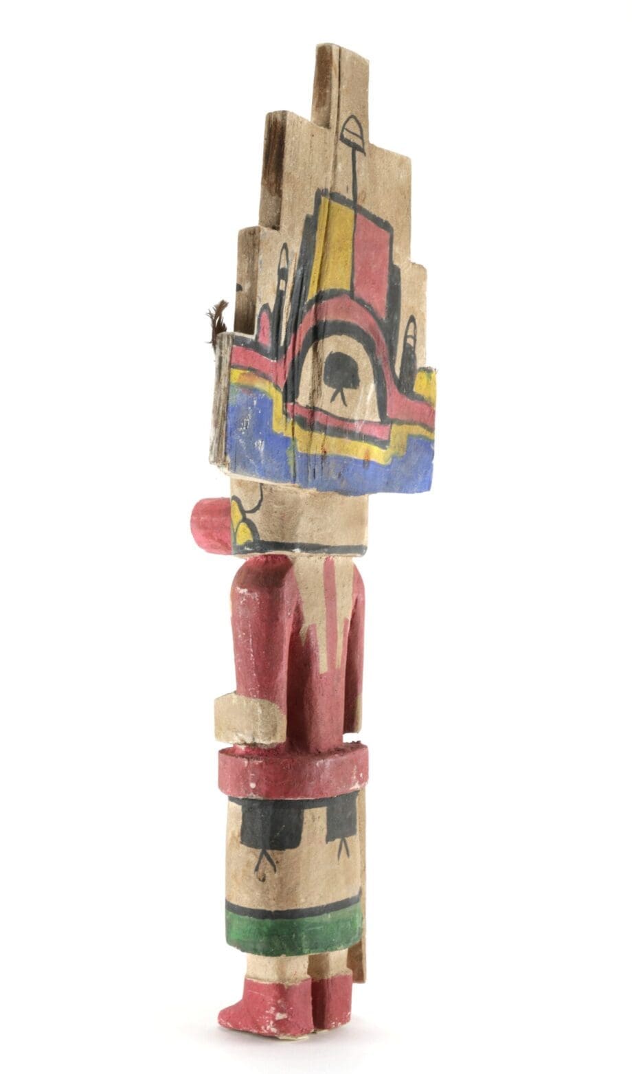 Hopi Hemis kachina doll - large pueblo headdress - Arizona, USA - Vergulde Kat