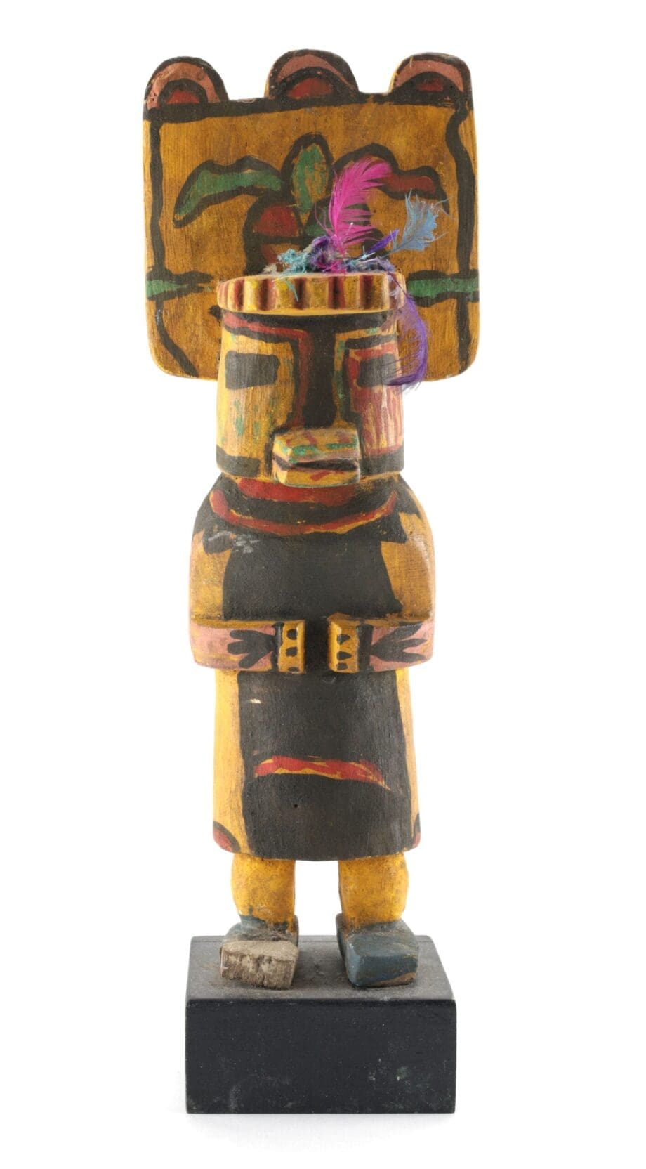 Shalako kachina - Hopi - 33 cm - Ben Spangberg collection - Vergulde Kat