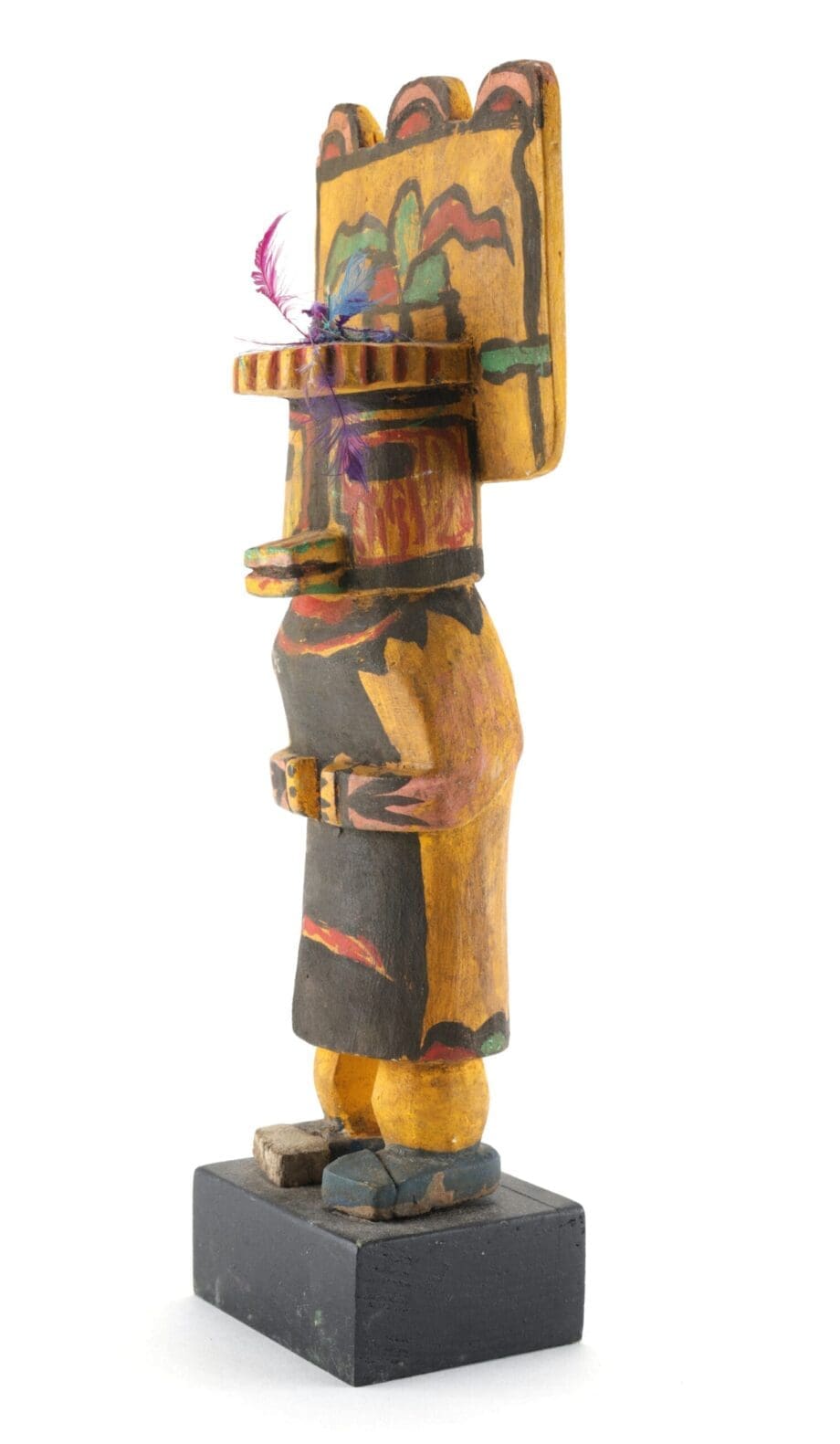 Shalako kachina - Hopi - 33 cm - Ben Spangberg collection - Vergulde Kat