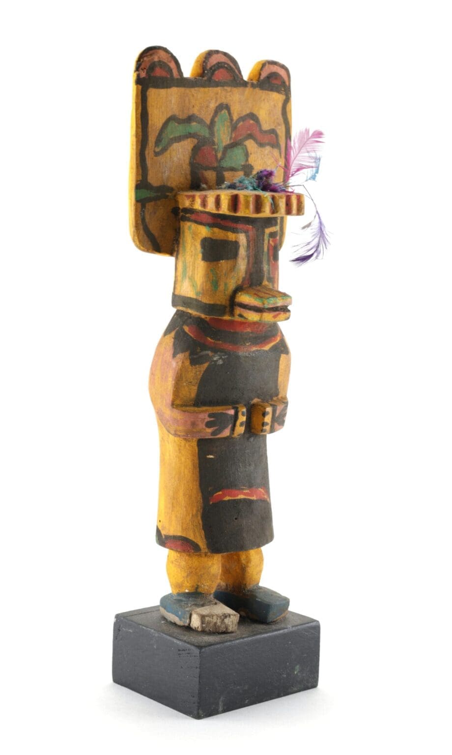 Shalako kachina - Hopi - 33 cm - Ben Spangberg collection - Vergulde Kat