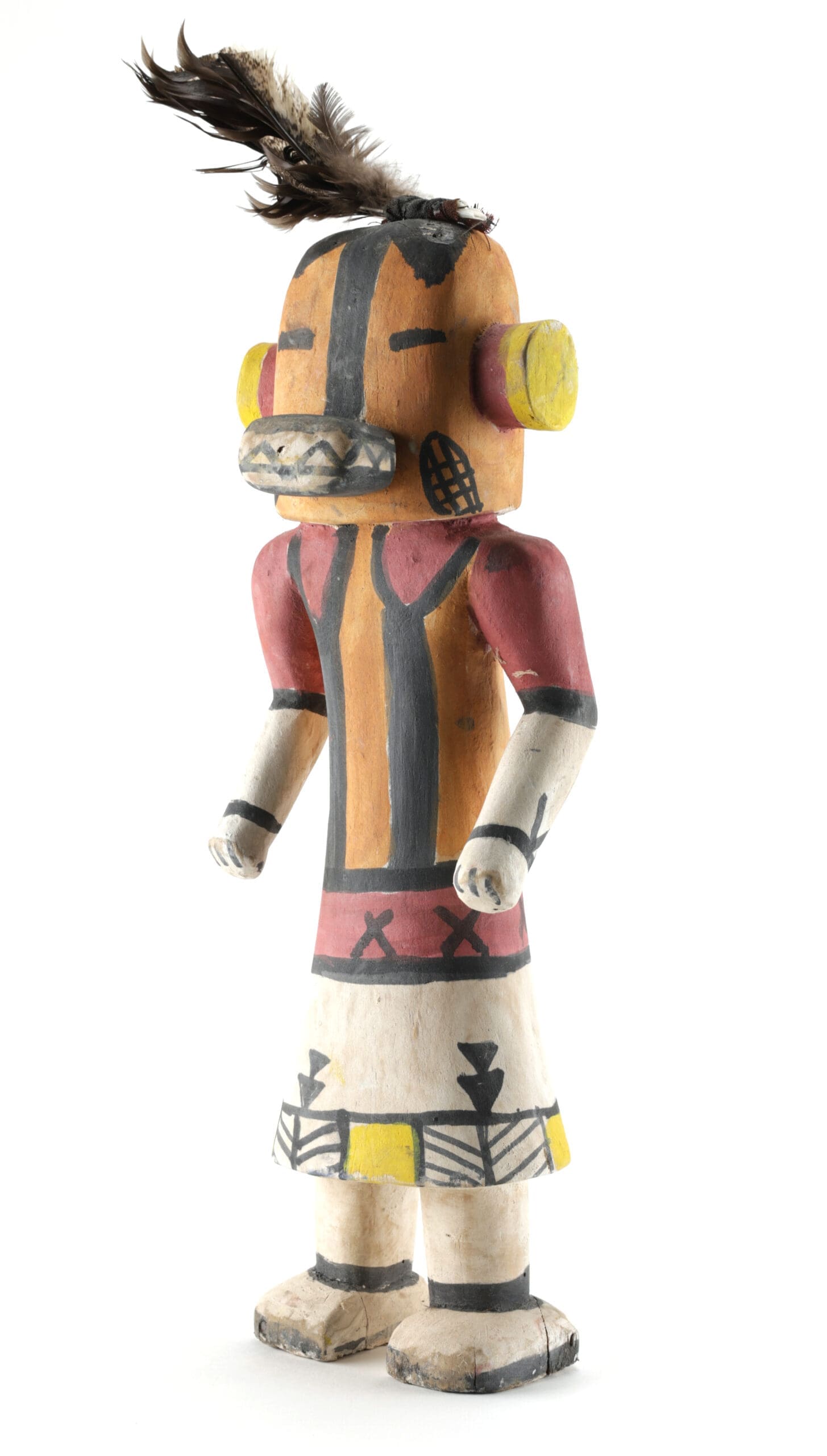 Hopi Chakwaina kachina - 38 cm - Ben Spangberg collection - detail photo