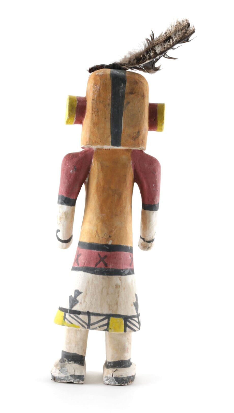 Hopi Chakwaina kachina - 38 cm - Ben Spangberg collection - Vergulde Kat
