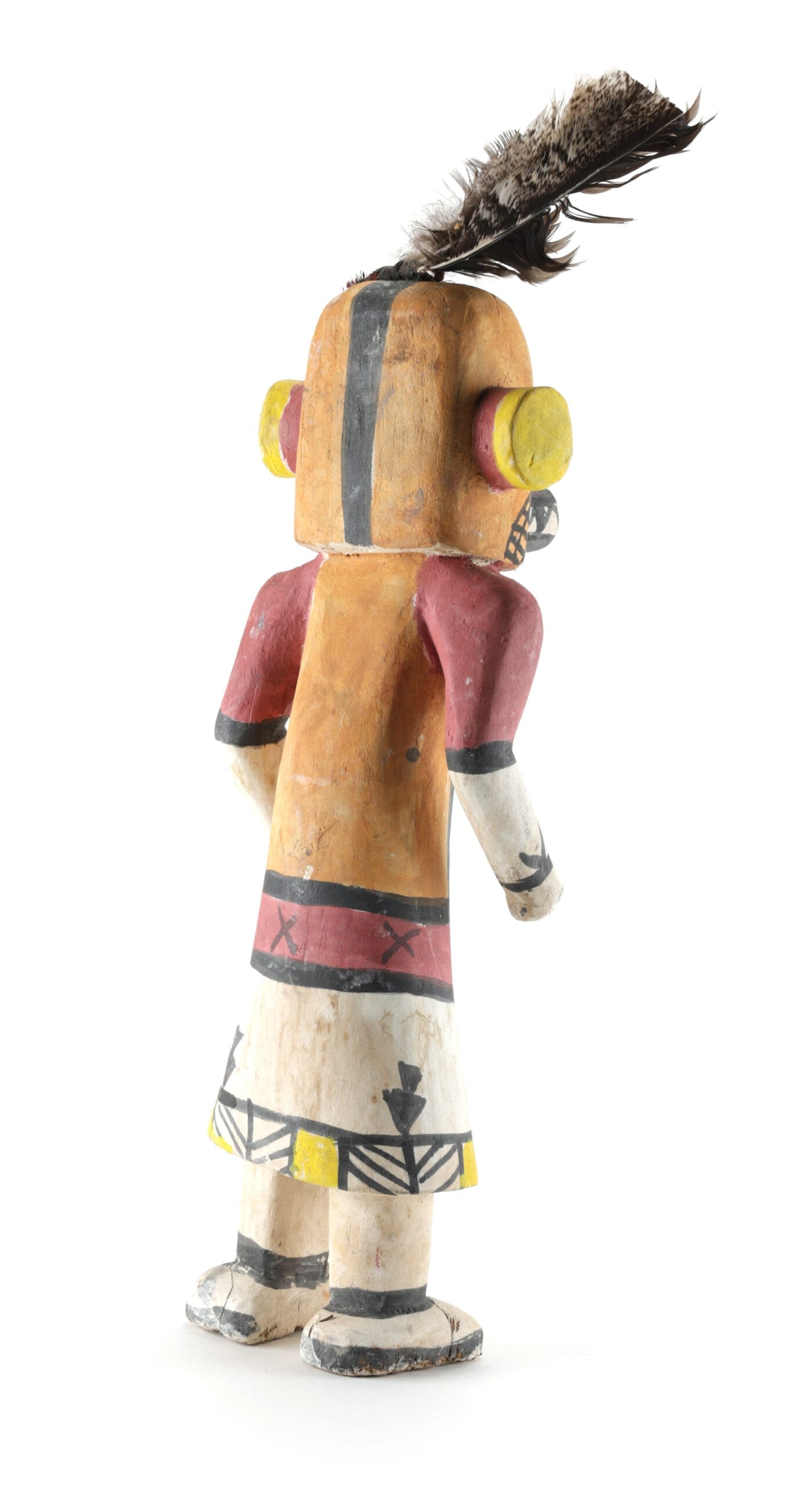 Hopi Chakwaina kachina - 38 cm - Ben Spangberg collection - detail photo