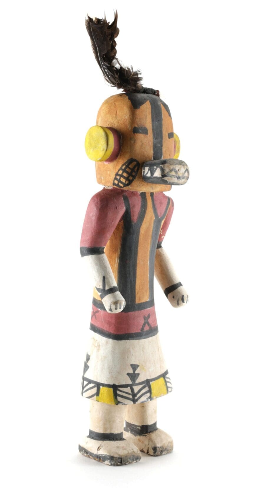 Hopi Chakwaina kachina - 38 cm - Ben Spangberg collection - Vergulde Kat