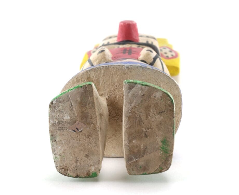 Hopi Hemis kachina doll with yellow headdress - Ben Spangberg collection - Vergulde Kat