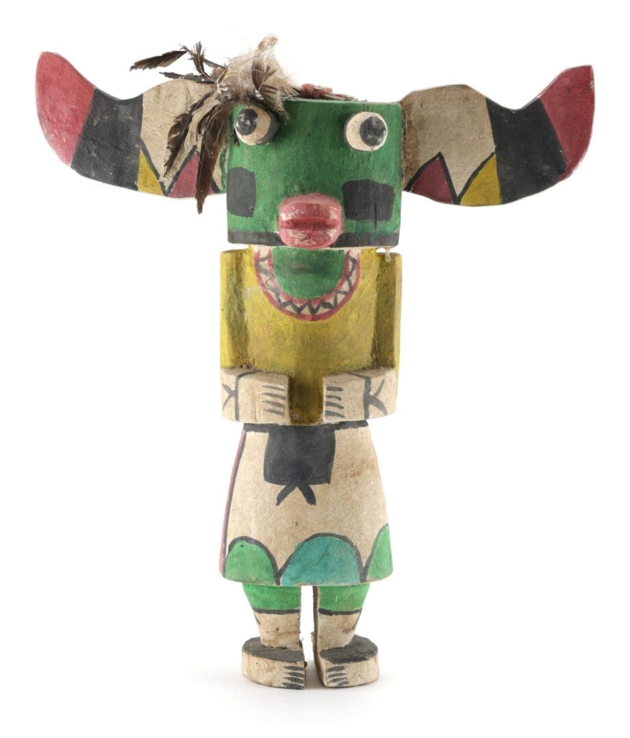 Old Hopi Sio Shalako Mana kachina - Arizona, United States - Vergulde Kat