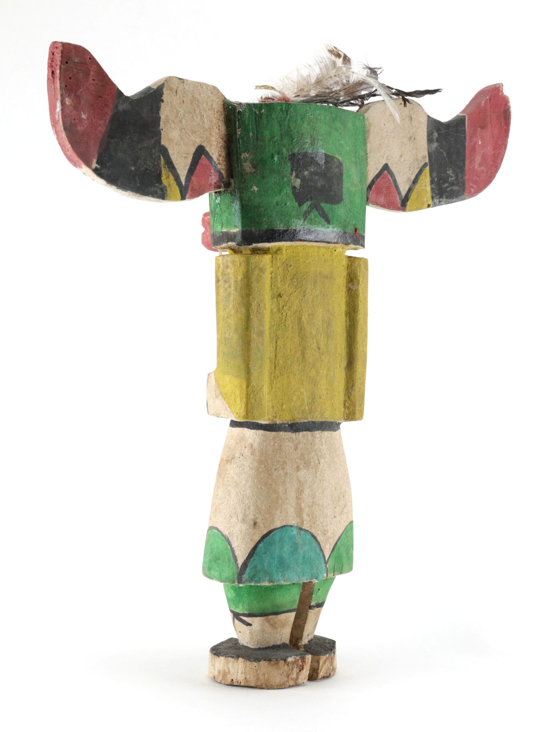 Old Hopi Sio Shalako Mana kachina - Arizona, United States - detail photo