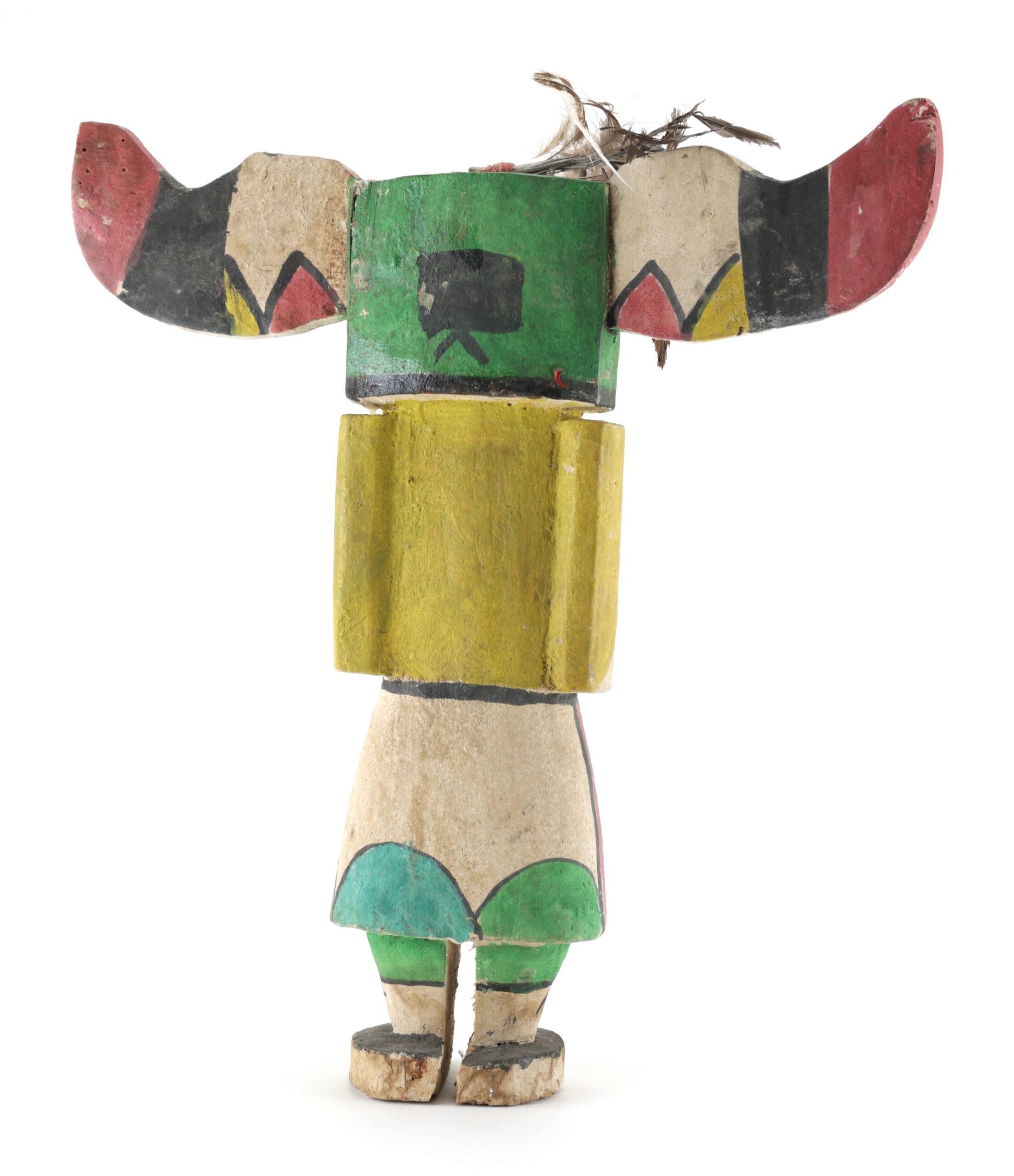 Old Hopi Sio Shalako Mana kachina - Arizona, United States - detail photo