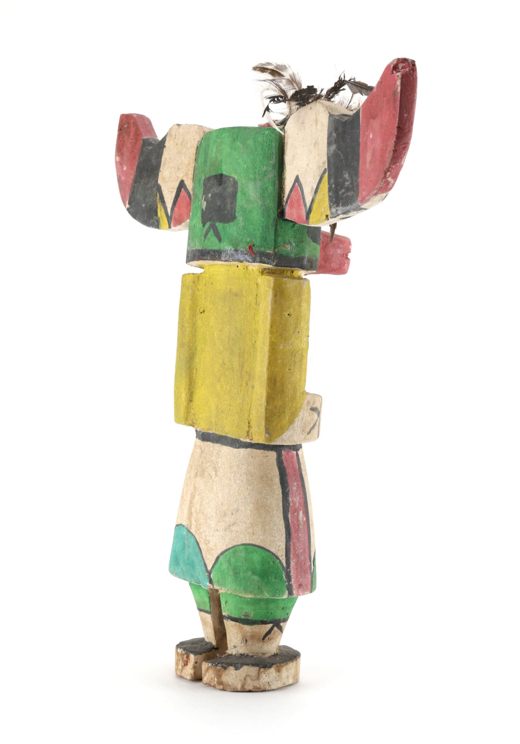 Old Hopi Sio Shalako Mana kachina - Arizona, United States - detail photo