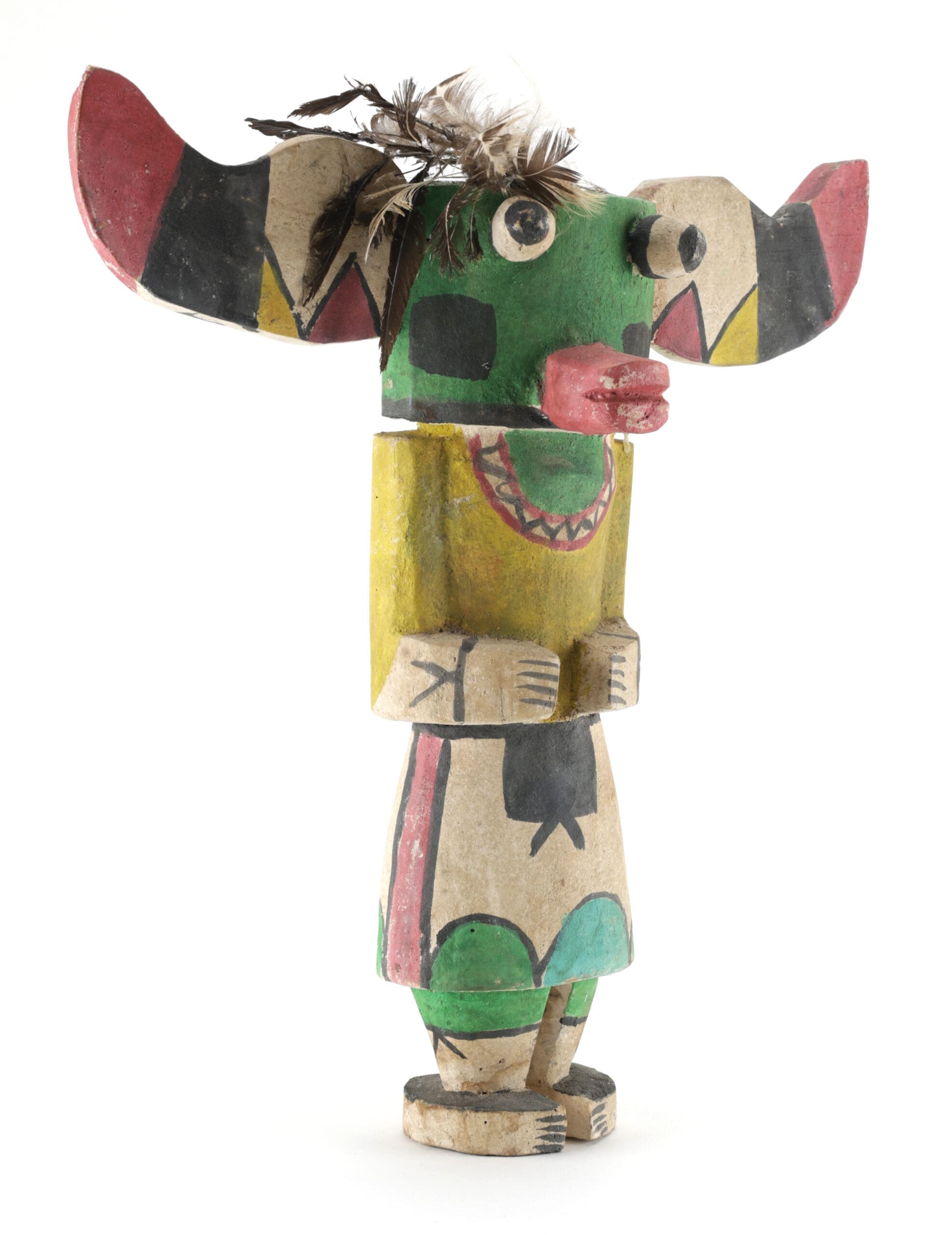 Old Hopi Sio Shalako Mana kachina - Arizona, United States - detail photo