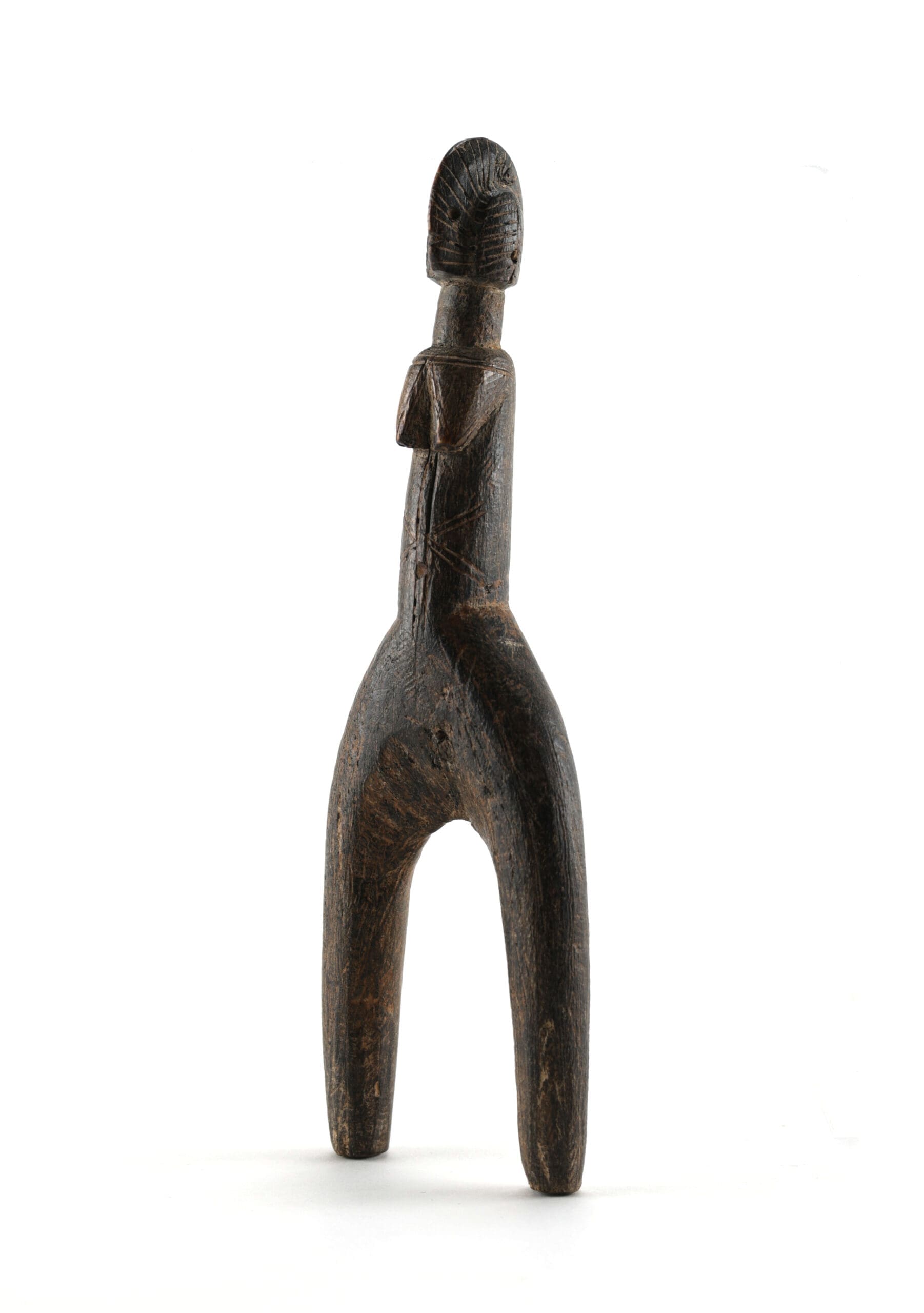 Mossi katapult met vrouwenfiguur – Burkina Faso – detailfoto