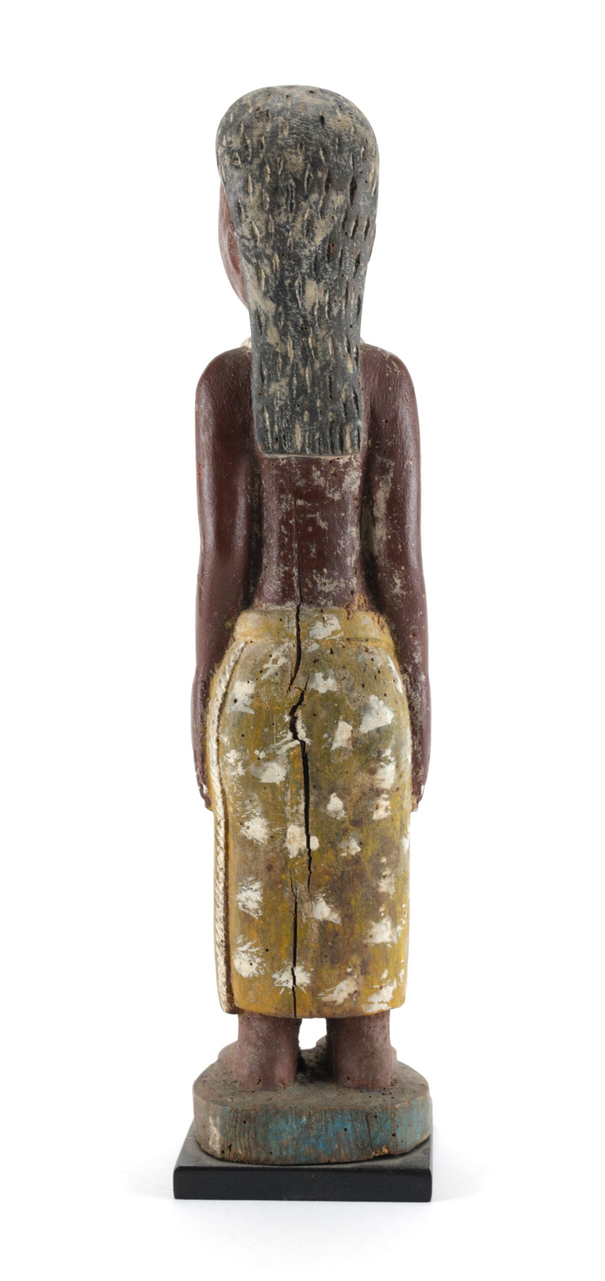 Female Baule colon statue - Ivory Coast 20th century - detail photo